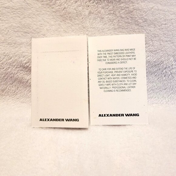 Alexander Wang Lizard Embossed Satchel Shoulder HandBag w/Dust Bag - Picture 9 of 16